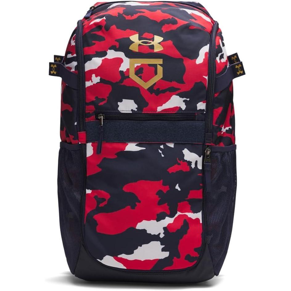 imageUnder Armour UnisexAdult Utility Baseball Backpack Print 403 Royal   White One Size Fits All412 Midnight Navy   Metallic Gold