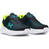imageUnder Armour BabyGirls Infant Surge 4 Alternate Closure003 BlackHigh Vis YellowCircuit Teal