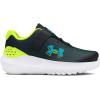 imageUnder Armour BabyGirls Infant Surge 4 Alternate Closure003 BlackHigh Vis YellowCircuit Teal