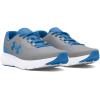 imageUnder Armour Boys Grade School Charged Rogue 4 Running Shoe100 Mod GrayViral BlueViral Blue