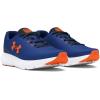 imageUnder Armour Boys Grade School Charged Rogue 4 Running Shoe400 Tech BlueBlackOrange Blast