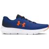 imageUnder Armour Boys Grade School Charged Rogue 4 Running Shoe400 Tech BlueBlackOrange Blast