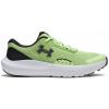 imageUnder Armour Boys Grade School Surge 4 Sneaker301 Morph GreenBlackCastlerock