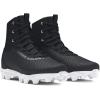 imageUnder Armour Boys Highlight Franchise Rm Jr 20 Football Shoe001 BlackWhiteMetallic Gun Metal
