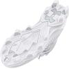 imageUnder Armour Boys Highlight Franchise Rm Jr 20 Football Shoe100 WhiteMetallic SilverMetallic Silver