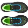 imageUnder Armour Boys Pre School Rogue 4 Alternate Lace Sneaker003 BlackHyper GreenHyper Green