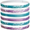 imageUnder Armour Girls Graphic Headbands 6Pack464 Circuit Teal  Provence Purple  White