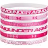 imageUnder Armour Girls Graphic Headbands 6Pack641 Pink Punk  Flamingo  White