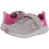 imageUnder Armour Girls PreSchool Assert 9 Alternate Closure103 Halo GrayRebel PinkIridescent