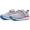 imageUnder Armour Girls PreSchool Assert 9 Alternate Closure106 Halo GrayWhiteVivid Lilac