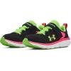 imageUnder Armour Girls PreSchool Assert 9 Alternate ClosureBlack 001Quirky Lime