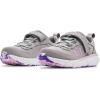 imageUnder Armour Girls PreSchool Assert 9 Alternate ClosureGray Wolf 100Pacific PurpleWhite