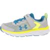 imageUnder Armour Girls PreSchool Assert 9 Alternate ClosureMod Gray 105Cruise Blue