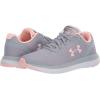 imageUnder Armour Kids Grade School Charged Impulse SneakerMod Gray 100Purple Dusk