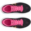 imageUnder Armour Kids Pre School Rogue 4 Running Shoe001 BlackFluo PinkNova Orange