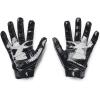 imageUnder Armour Mens F8 Football Gloves001  Black  Metallic Silver