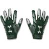 imageUnder Armour Mens F8 Football Gloves301  Forest Green  Metallic Silver