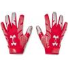 imageUnder Armour Mens F8 Football Gloves600  Red  Metallic Silver