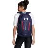 imageUnder Armour UnisexAdult Hustle 60 Backpack 001 BlackBlackMetallic Gold One Size Fits Most412 Midnight Navy  Midnight Navy  White