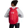 imageUnder Armour UnisexAdult Hustle 60 Backpack 001 BlackBlackMetallic Gold One Size Fits Most600 Red  Red  Metallic Silver