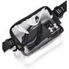 imageUnder Armour UnisexAdult Loudon Clear Crossbody Waist Bag 960 ClearBlackWhite One Size Fits Most960 Clear  Black  White