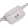 imageUnder Armour UnisexAdult Loudon Lite Waistband Crossbody014 Halo Gray  Castlerock  Provence Purple