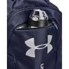 imageUnder Armour UnisexAdult Undeniable Sackpack  Pitch Gray Medium Heather 012Black  One Size Fits MostMidnight Navy 410Metallic Silver