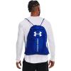 imageUnder Armour UnisexAdult Undeniable Sackpack  Pitch Gray Medium Heather 012Black  One Size Fits MostRoyal 400Metallic Silver