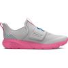 imageUnder Armour UnisexChild Pre School Flash100 Distant GraySunset PinkPhoton Blue
