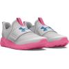 imageUnder Armour UnisexChild Pre School Flash100 Distant GraySunset PinkPhoton Blue