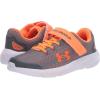 imageUnder Armour UnisexChild Pre School Pursuit 2 Alternative Closure SneakerPitch Gray 100Orange Spark
