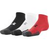 imageUnder Armour Adult Performance Tech Low Cut Socks 3 and 6 PackRed Assorted 3pairs