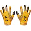 imageUnder Armour Mens F8 Football Gloves750  Steeltown Gold  Black
