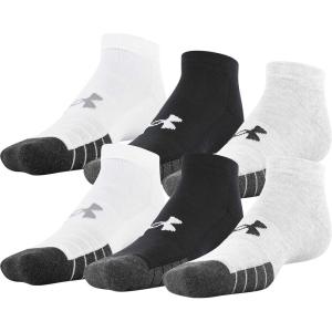 imageUnder Armour Adult Performance Tech Low Cut Socks 3 and 6 PackSteel Assorted 6pairs