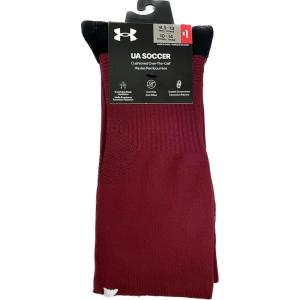 imageUnder Armour Adult Soccer OverTheCalf SocksCardinalblackwhite