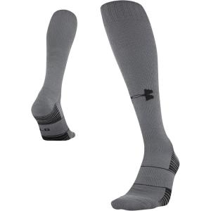 imageUnder Armour Adult Team OverTheCalf Socks 1PairGray Black