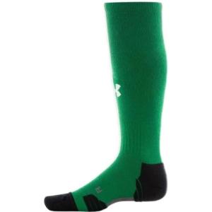 imageUnder Armour Adult Team OverTheCalf Socks 1PairTeam Kelly Green  Black  White