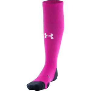 imageUnder Armour Adult Team OverTheCalf Socks 1PairTropic PinkBlackWhite
