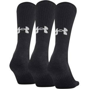 imageUnder Armour Adult Training Cotton Crew Socks MultipairsBlack 3pairs