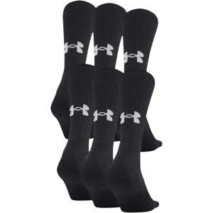 imageUnder Armour Adult Training Cotton Crew Socks MultipairsBlack 6pairs