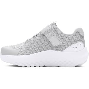 imageUnder Armour BabyGirls Infant Surge 4 Alternate Closure100 Halo GrayWhiteIridescent