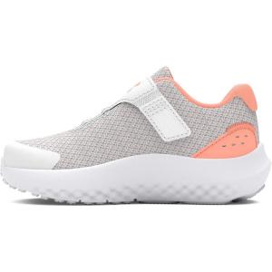 imageUnder Armour BabyGirls Infant Surge 4 Alternate Closure102 Distant GrayFlare OrangeMetallic Silver