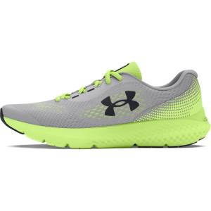 imageUnder Armour Boys Grade School Charged Rogue 4 Running Shoe101 Mod GrayMorph GreenBlack