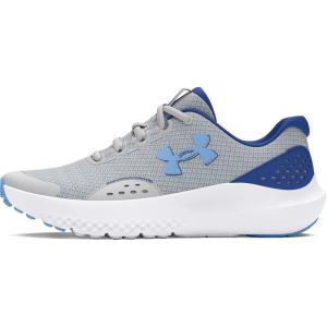 imageUnder Armour Boys Grade School Surge 4 Sneaker102 Mod GrayTech BlueHorizon Blue
