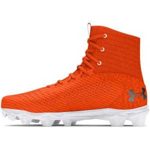 imageUnder Armour Boys Highlight Franchise Rm Jr 20 Football Shoe800 Team OrangeBlackWhite