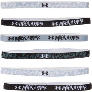 imageUnder Armour Girls Graphic Headbands 6Pack015 Black  White  White