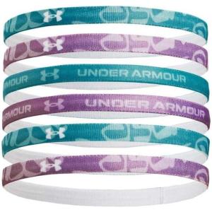 imageUnder Armour Girls Graphic Headbands 6Pack464 Circuit Teal  Provence Purple  White