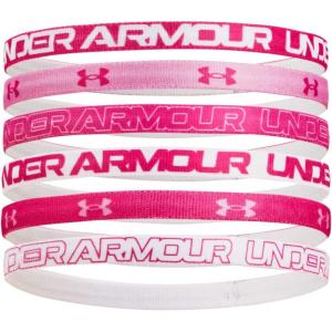 imageUnder Armour Girls Graphic Headbands 6Pack641 Pink Punk  Flamingo  White