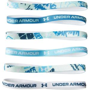 imageUnder Armour Girls Graphic Headbands 6PackBlue Flannel 597White