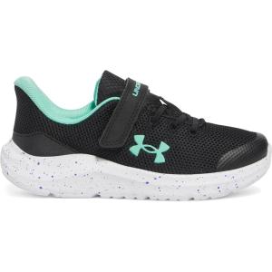 imageUnder Armour Girls Pre School Pursuit 4 Alternate Closure001 BlackComet GreenComet Green